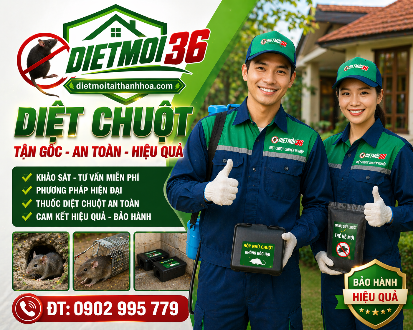 Diệt chuột Thanh Hóa